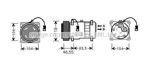 AVA QUALITY COOLING kompresorius, oro kondicionierius CNK019
